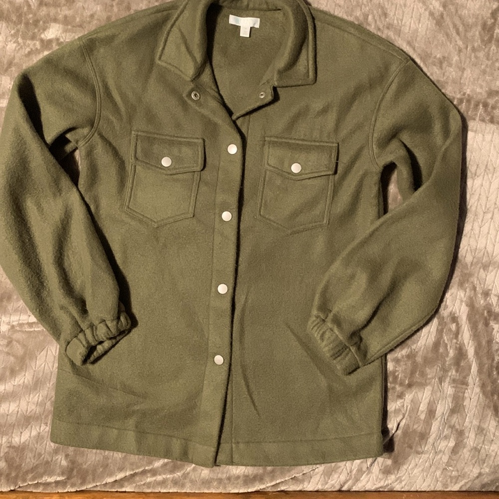 Abound long sleeve snap shirt or jacket